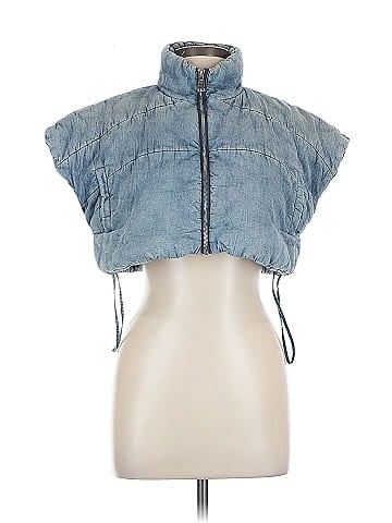 Akira Denim Vest (view 1)