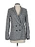 Stradivarius Plaid Gray Blazer Size XS - photo 1