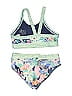 Athleta Tropical Green Two Piece Swimsuit Size 7 - photo 2