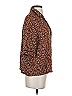 Porridge Animal Print Brown 3/4 Sleeve Button-Down Shirt Size S - photo 4