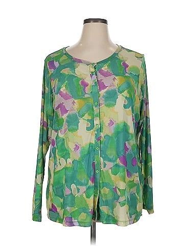 LOGO by Lori Goldstein Long Sleeve Blouse (view 1)