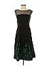 eShakti Graphic Black Cocktail Dress Size 6 - photo 1