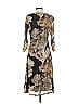 Isaac Mizrahi LIVE! Print Brown Casual Dress Size XXS - photo 2