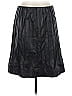 Worth 100% Leather Black Faux Leather Skirt Size 6 - photo 1