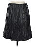 Worth 100% Leather Black Faux Leather Skirt Size 6 - photo 2