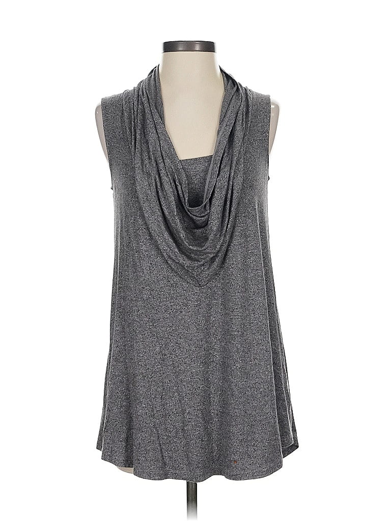 LOGO by Lori Goldstein Gray Casual Dress Size XXS - photo 1
