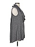 LOGO by Lori Goldstein Gray Casual Dress Size XXS - photo 3