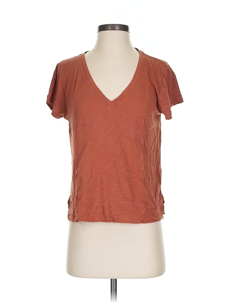 Click to view more detailed imagery on our partner's website Pre-owned Bella Dahl Short Sleeve T-shirt In Brown