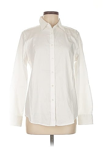 Jones New York Signature Long Sleeve Button-Down Shirt (view 1)