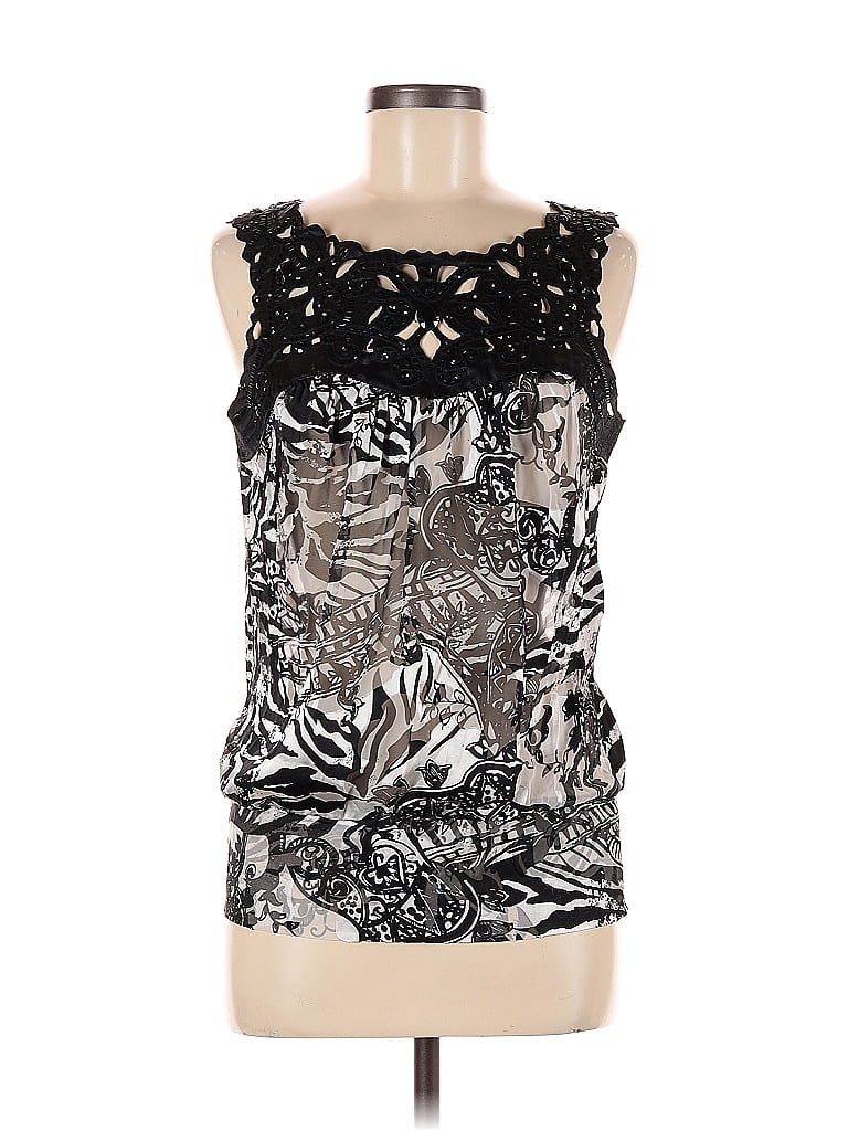 Cache Black Sleeveless Blouse Size M - photo 1