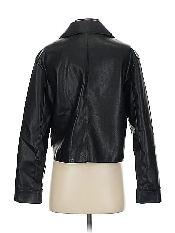 MNG Faux Leather Jacket (view 2)