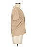 Stradivarius 100% Cotton Tan Short Sleeve T-Shirt Size M - photo 3