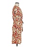 Veronica M. Print Tan Cocktail Dress Size M - photo 4