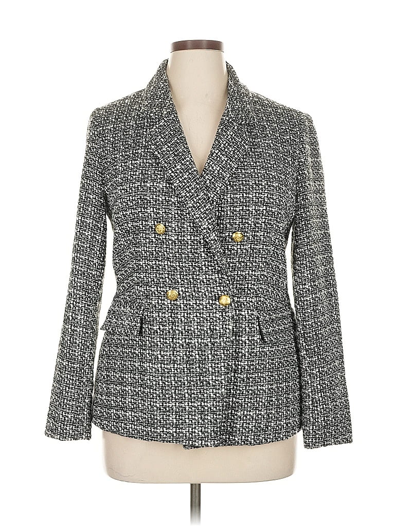 Pre-owned Nanette Lepore Blazer Jacket In Gray