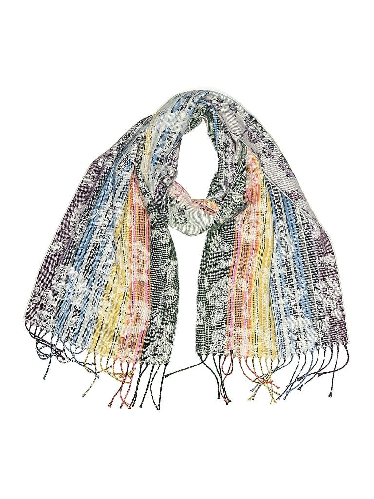 Pre-owned Unbranded Scarf In Blue