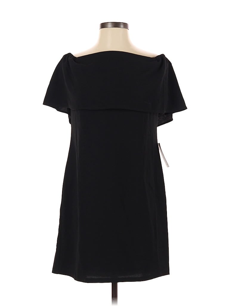 Charles Henry Casual Dress In Black