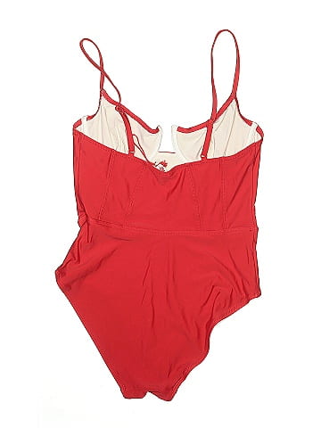 Solid & Striped One Piece Swimsuit (view 2)