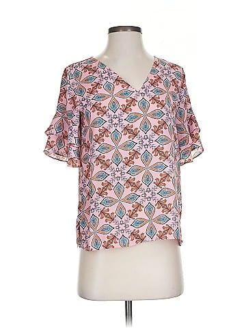Ann Taylor LOFT Short Sleeve Blouse (view 1)