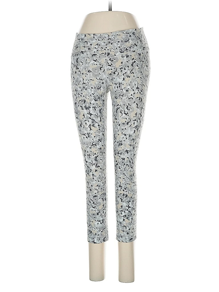 Pre-owned Lululemon Athletica Leggings In Silver