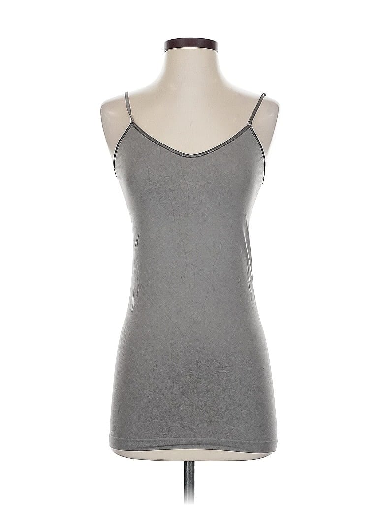 Pre-owned Banana Republic Tank Top Gray Strapless Neckline Tops