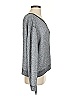 RTA Road To Awe 100% Cotton Metallic Silver Pullover Sweater Size S - photo 4