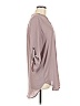 All in Favor 100% Polyester Gray 3/4 Sleeve Blouse Size M - photo 3