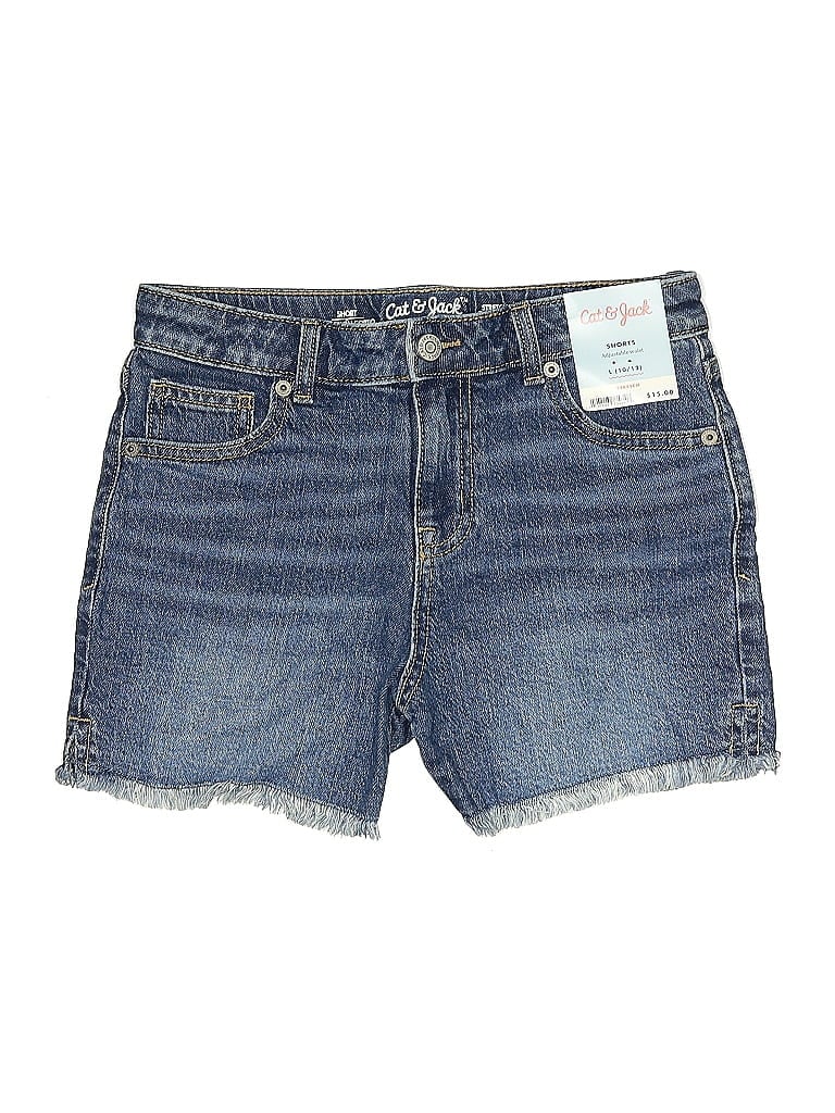 Carter's Blue Denim Shorts Size L (baby) - photo 1