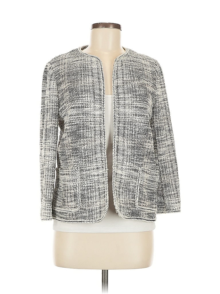Pre-owned Max Studio Blazer Jacket In Gray