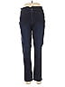 Soho JEANS NEW YORK & COMPANY Solid Blue Jeans Size 12 - photo 1