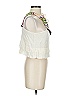 Saylor 100% Cotton White Ivory Sleeveless Blouse Size S - photo 4