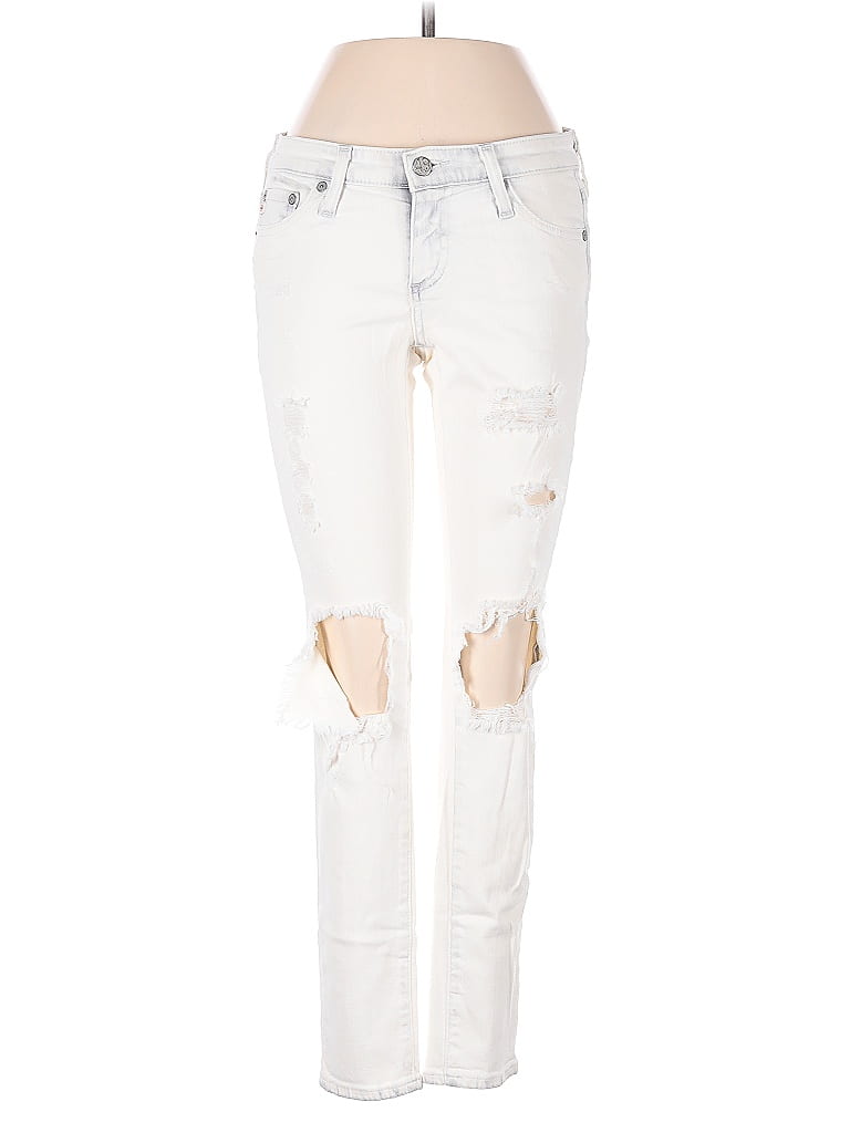 Pre-owned Adriano Goldschmied Jeans In White