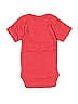 Laughing Giraffe Solid Red Short Sleeve Onesie Size 3-6 mo - photo 2