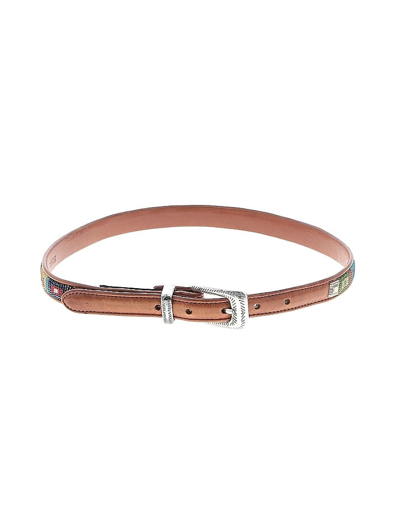 Brighton 100% Leather Brown Leather Belt Size XS - photo 1