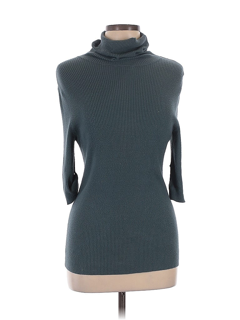 Pre-owned Cabi Turtleneck Sweater In Gray