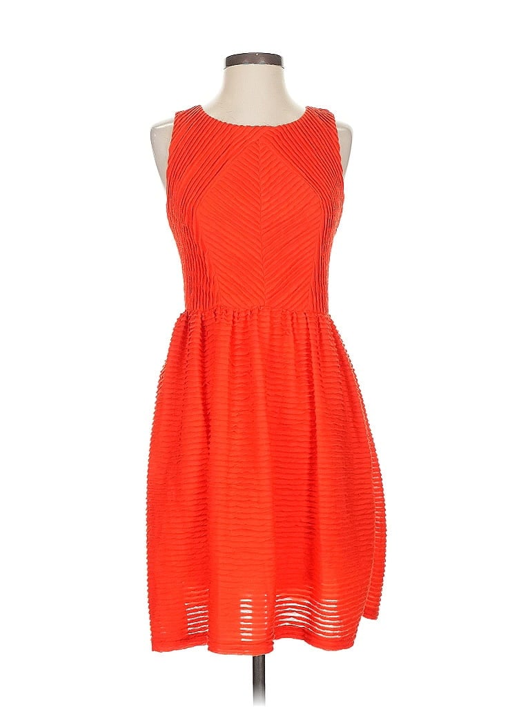 Pre-owned Bordeaux Cocktail Dress In Orange