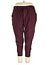 LIVI Solid Burgundy Casual Pants Size 18 - 20 - photo 1