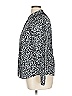 Talbots Animal Print Silver Long Sleeve Blouse Size 16 (petite) - photo 4