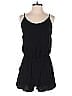 Splendid 100% Rayon Solid Black Romper Size M - photo 1