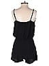 Splendid 100% Rayon Solid Black Romper Size M - photo 2