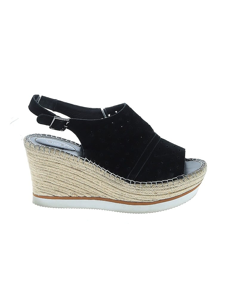 Pre-owned Vaneli Wedges In Black