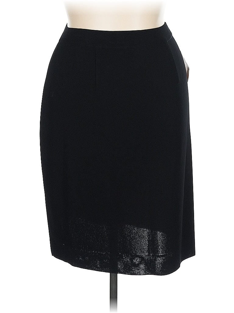 Pre-owned Misook Formal Skirt In Black