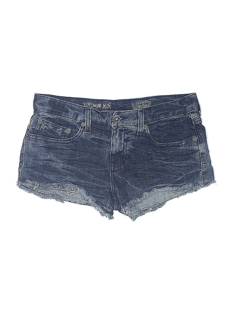 Pre-owned Vans Denim Shorts In Blue