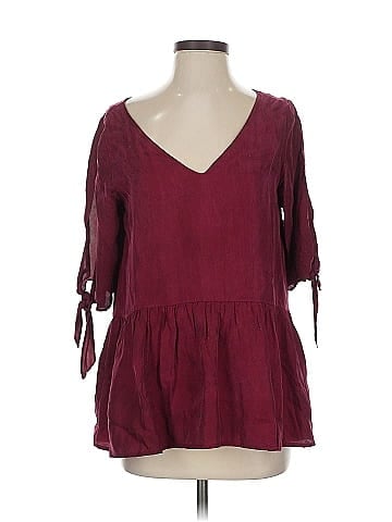 Paper Crown 3/4 Sleeve Blouse (view 1)