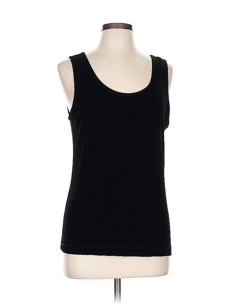 Travelers by Chico's Black Sleeveless T-Shirt Size Lg (2) - photo 1