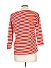 Talbots 100% Cotton Stripes Red 3/4 Sleeve T-Shirt Size L (petite) - photo 2