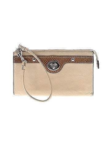 Coach Factory Leather Wristlet (view 1)