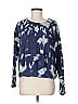 Eri + Ali Tie-dye Blue Pullover Sweater Size M - photo 1