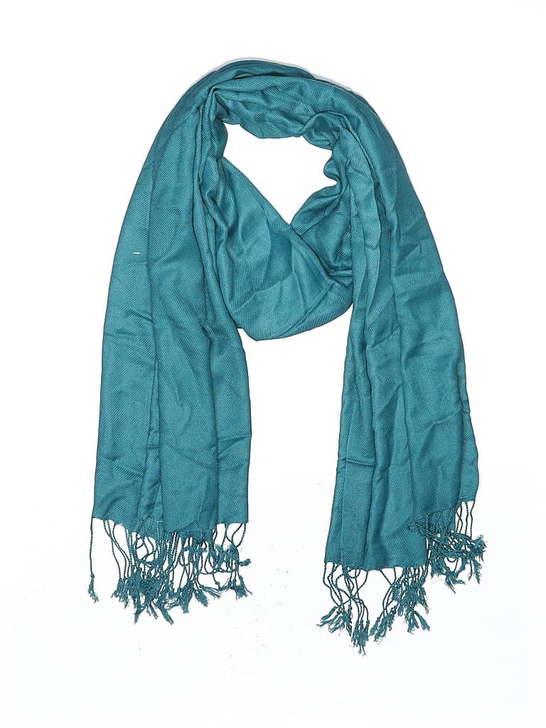 Pre-owned Unbranded Scarf In Blue