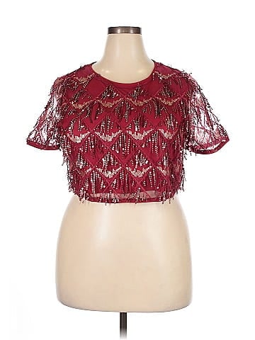 Allegra K Short Sleeve Top (view 1)