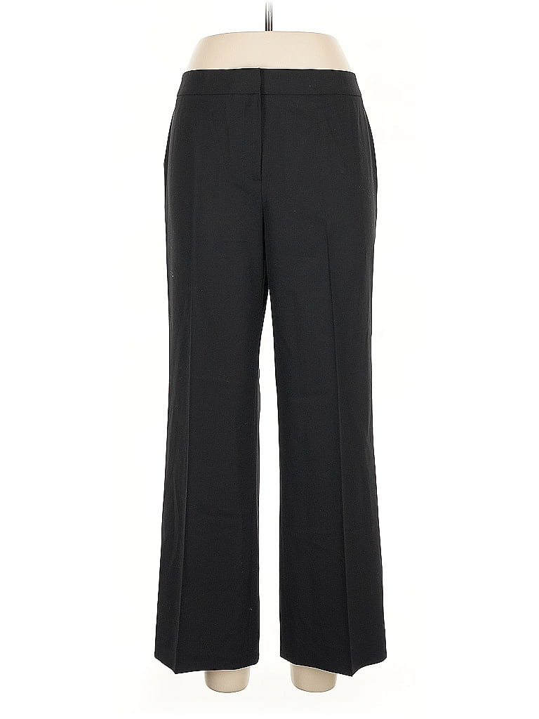 Pre-owned Lafayette 148 Wool Pants In Black